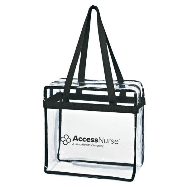 Clear Tote Bag With Zipper