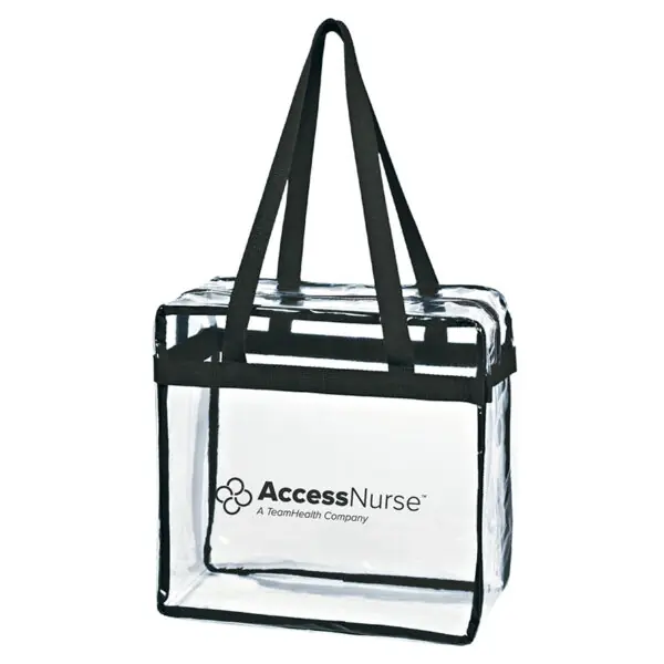 Small clear tote bags with zipper online