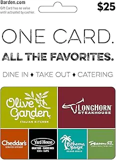 $25 Favorite Restaurants Gift Card
