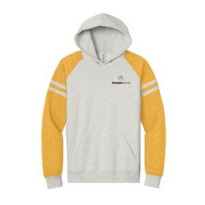 Jerzees Unisex NuBlend Varsity Colorblock Hooded Sweatshirt