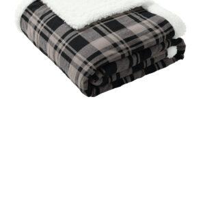 Port Authority Flannel Sherpa Blanket